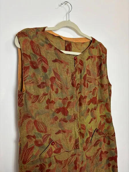 macacão vintage estampado