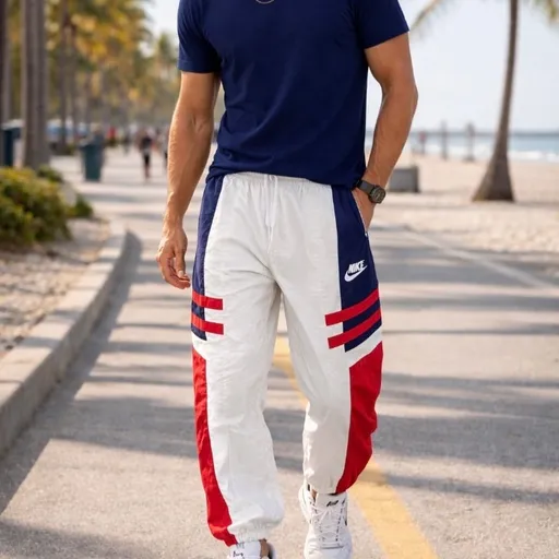 calça tactel nike Tam - M
