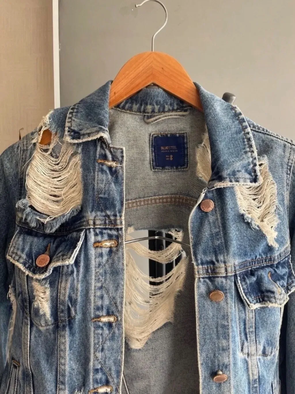 jaqueta jeans  bluesteel