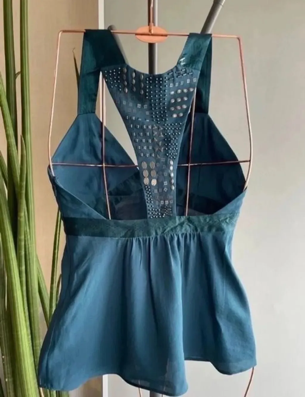 Blusa  viscose e seda Armani Exchange