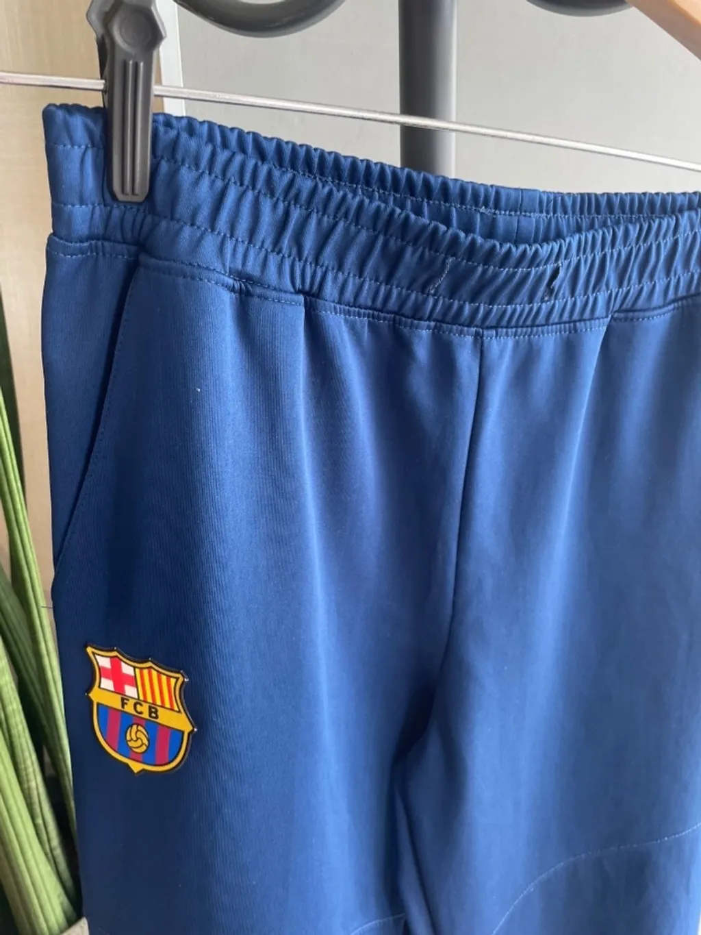 Calça infanto juvenil Barcona, azul Tam 14