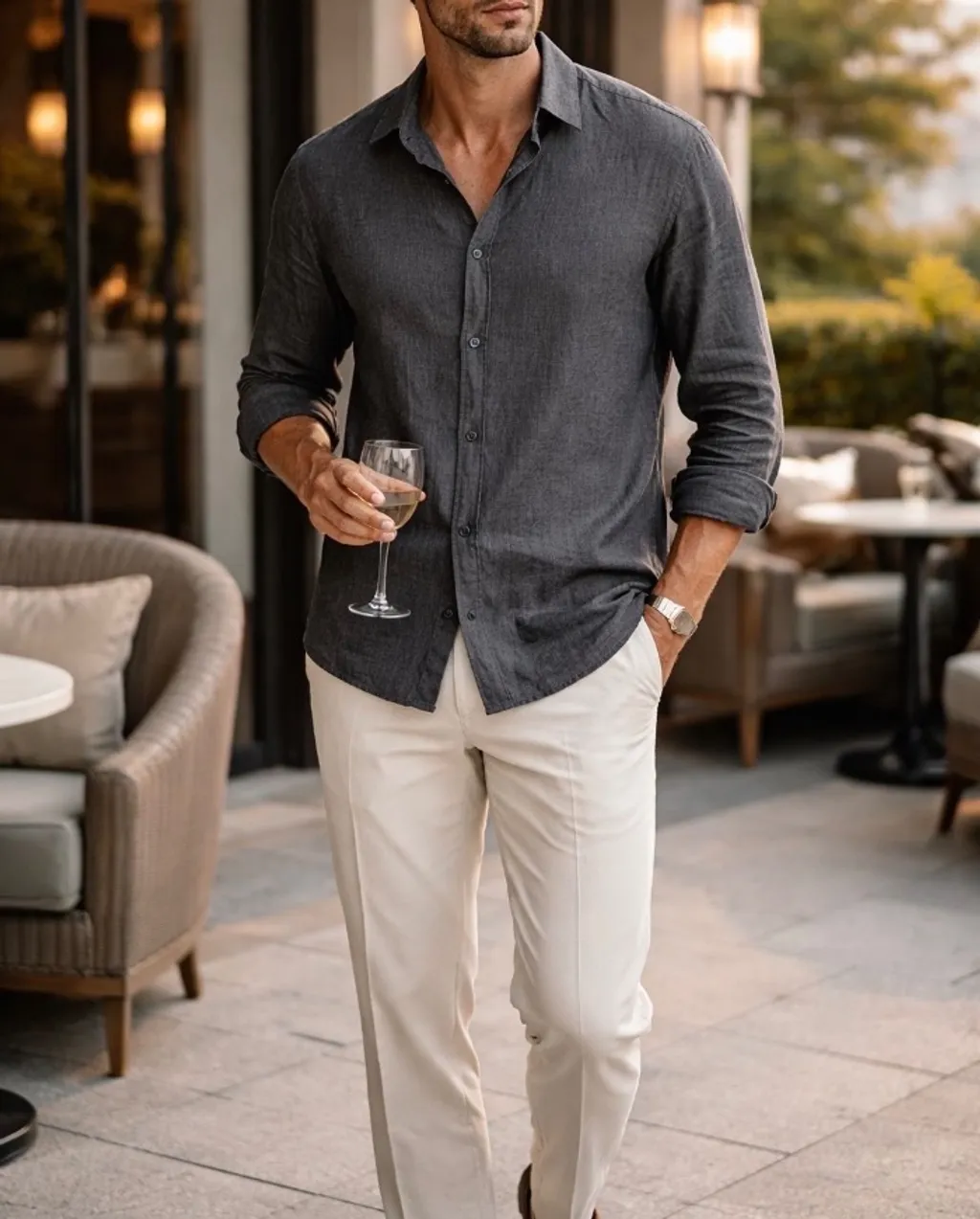 Camisa manga longa Khelf, XG