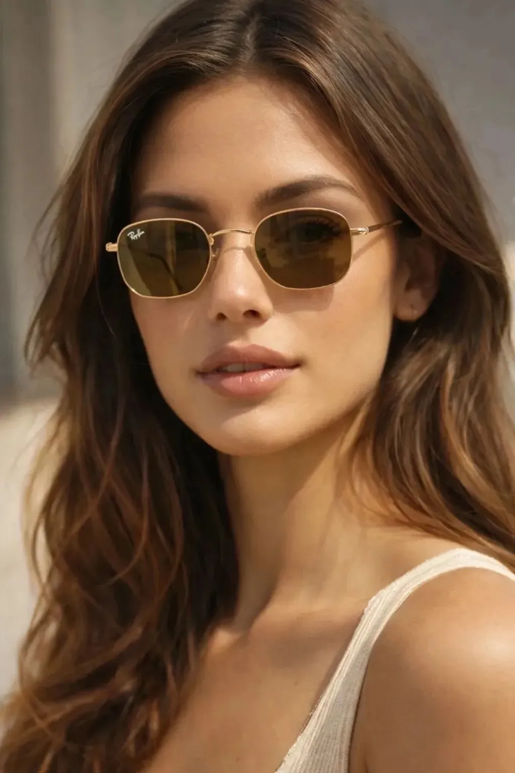 Óculos de sol Ray-Ban importado, hexagonal  importado unisex