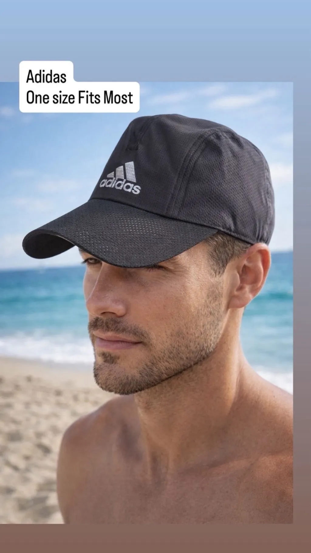 boné Adidas one size preto