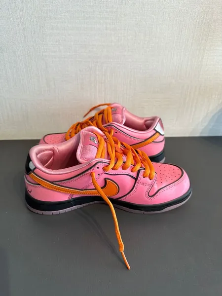 tênis Nike sb dunke the powerpuff girls low blossom