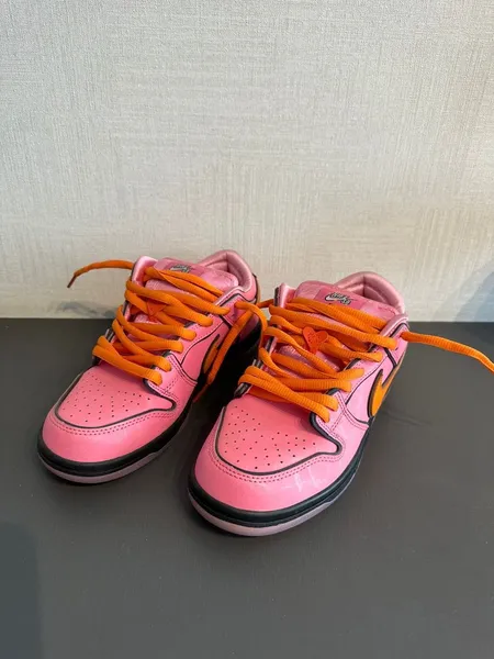 tênis Nike sb dunke the powerpuff girls low blossom