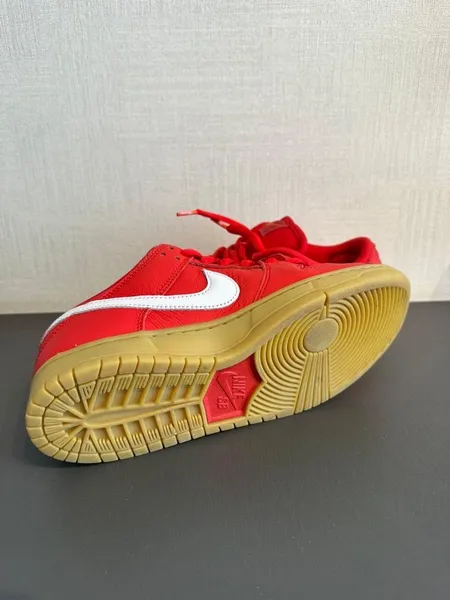 Tênis nike dunk low pro university red tam 38
