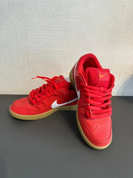 Tênis nike dunk low pro university red tam 38