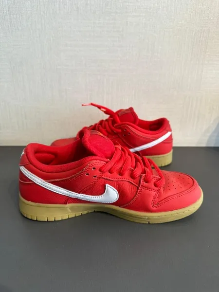 Tênis nike dunk low pro university red tam 38