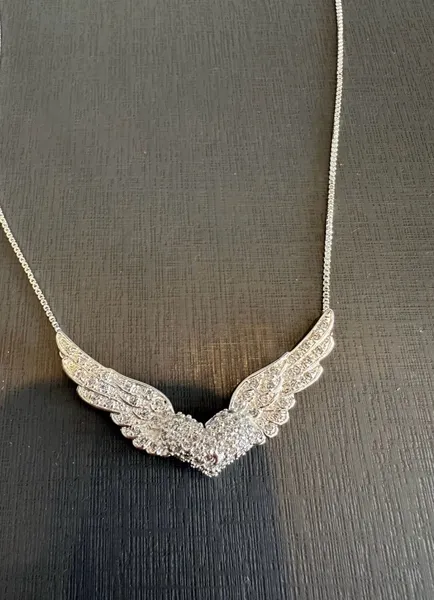 colar gargantilha prata com strass