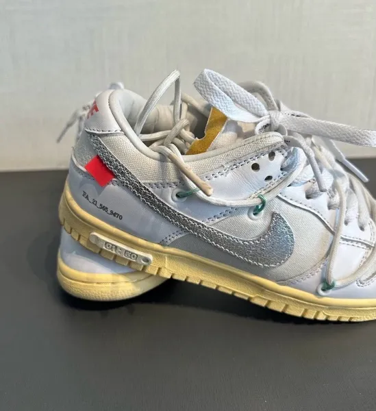 Tênis Nike dunk low off white x lot 1 of 50 -  tam 37