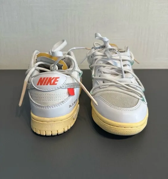 Tênis Nike dunk low off white x lot 1 of 50 -  tam 37