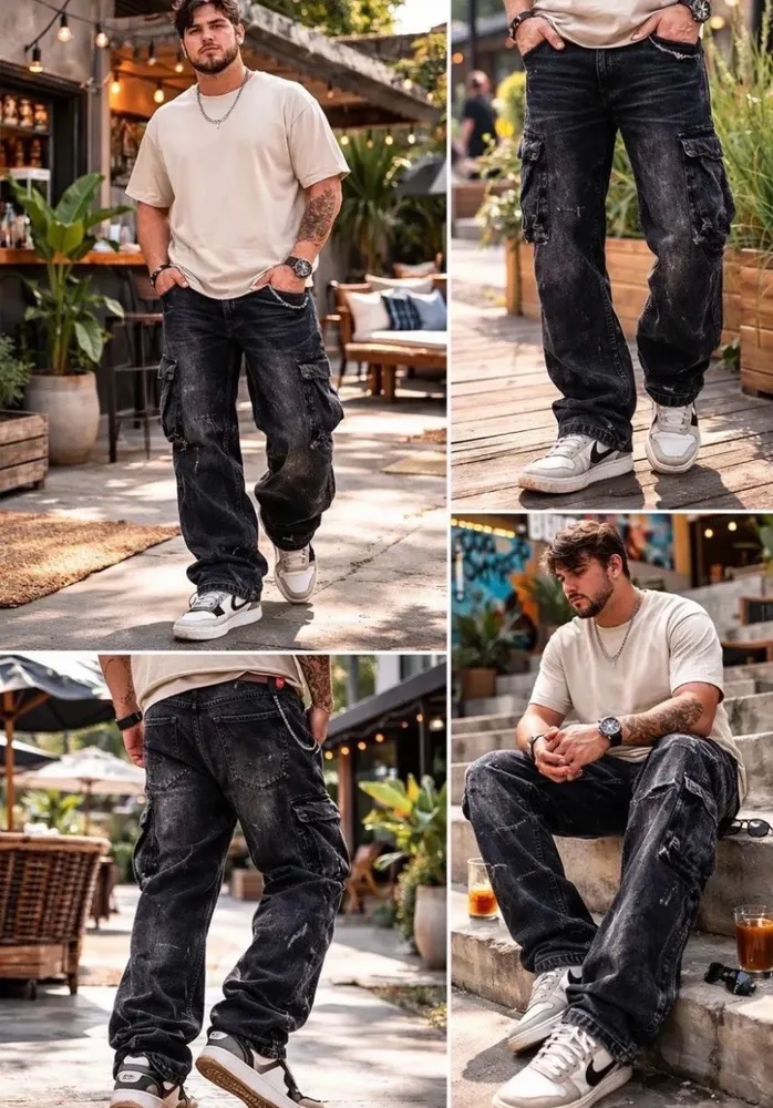 calça jeans Hugo Boss tam 46