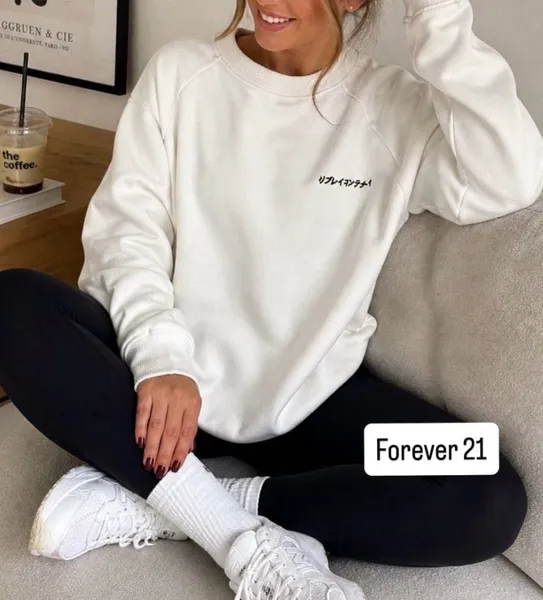 moleton off white forever 21 Tam - m