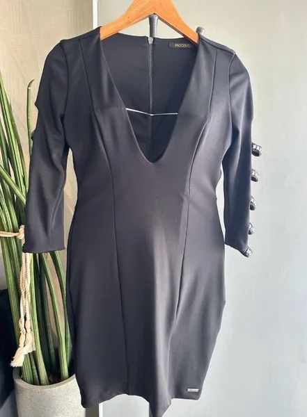 Vestido manga longa  - Tam  p