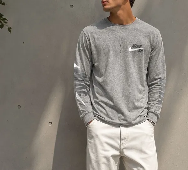 camiseta manga longa Nike tam p