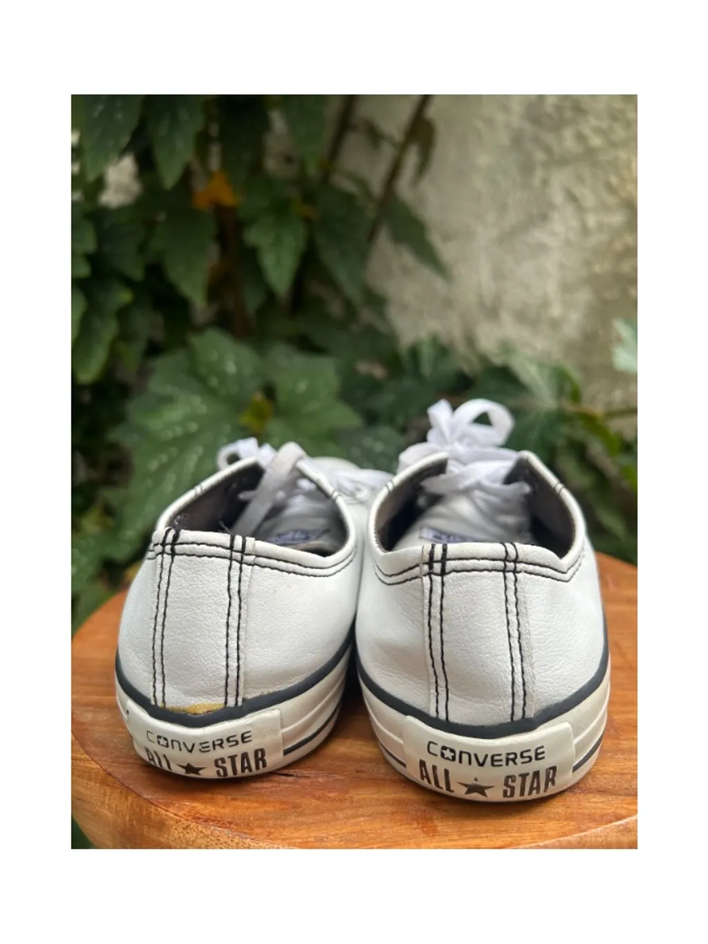 Tênis Converse All Star Branco Couro - Tam 35