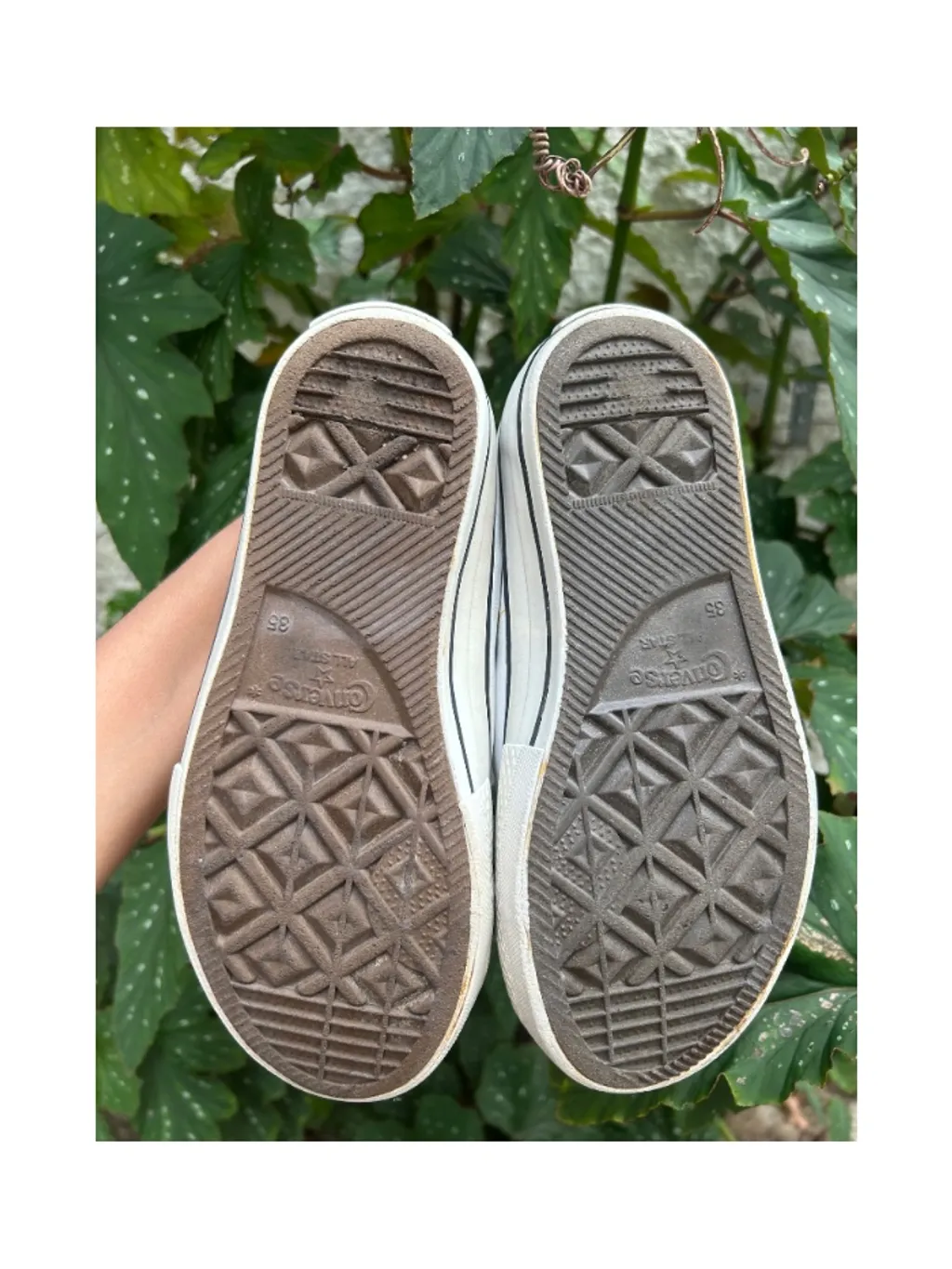 Tênis Converse All Star Branco Couro - Tam 35