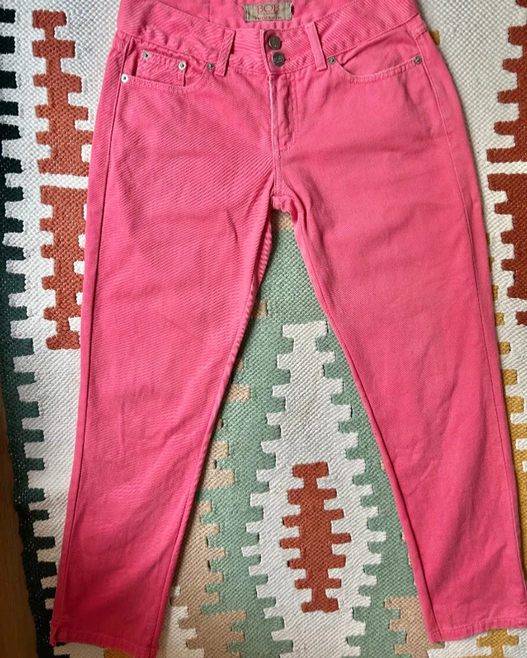 Calça Jeans Sarja Rosa -  Bobstore