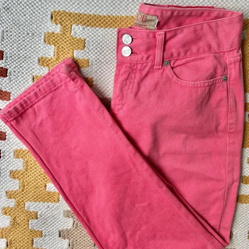 Calça Jeans Sarja Rosa -  Bobstore