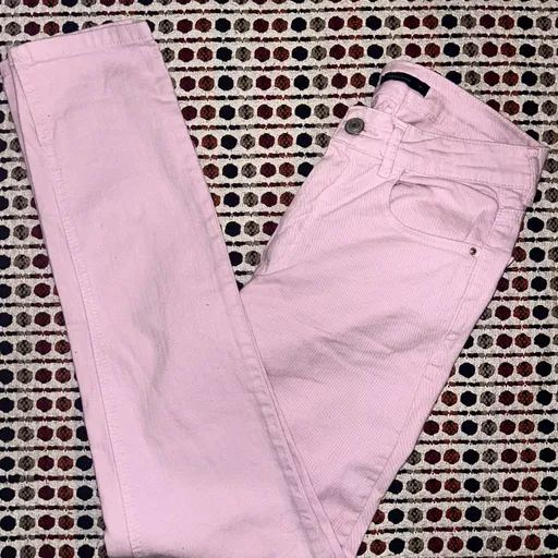 Calça Jeans Sarja Rosa