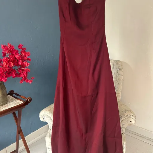 Vestido Longo Tomara que Caia Marsala