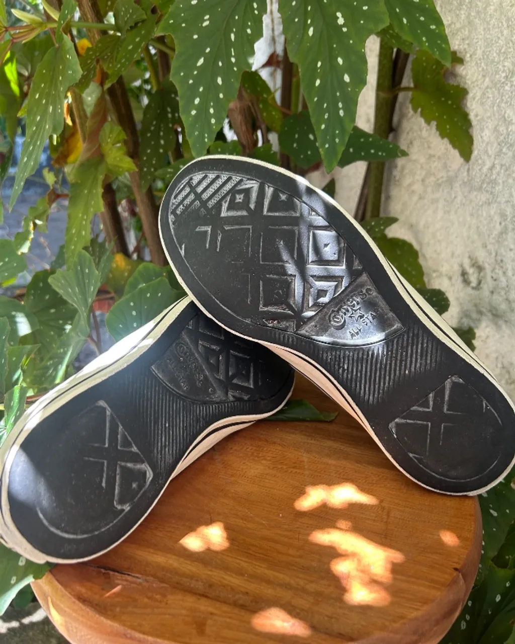 Tênis Converse All Star cano baixo Branco Couro - Tamanho 36