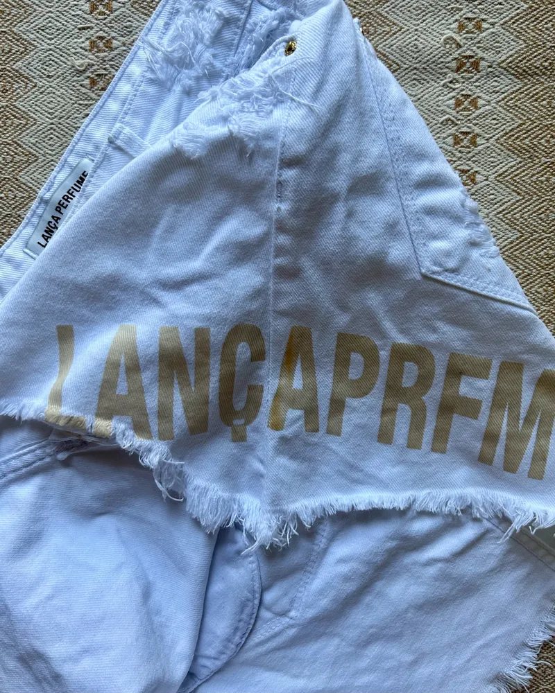 Mini Saia Jeans Branca