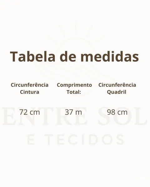 Saia com Botões Frontais
