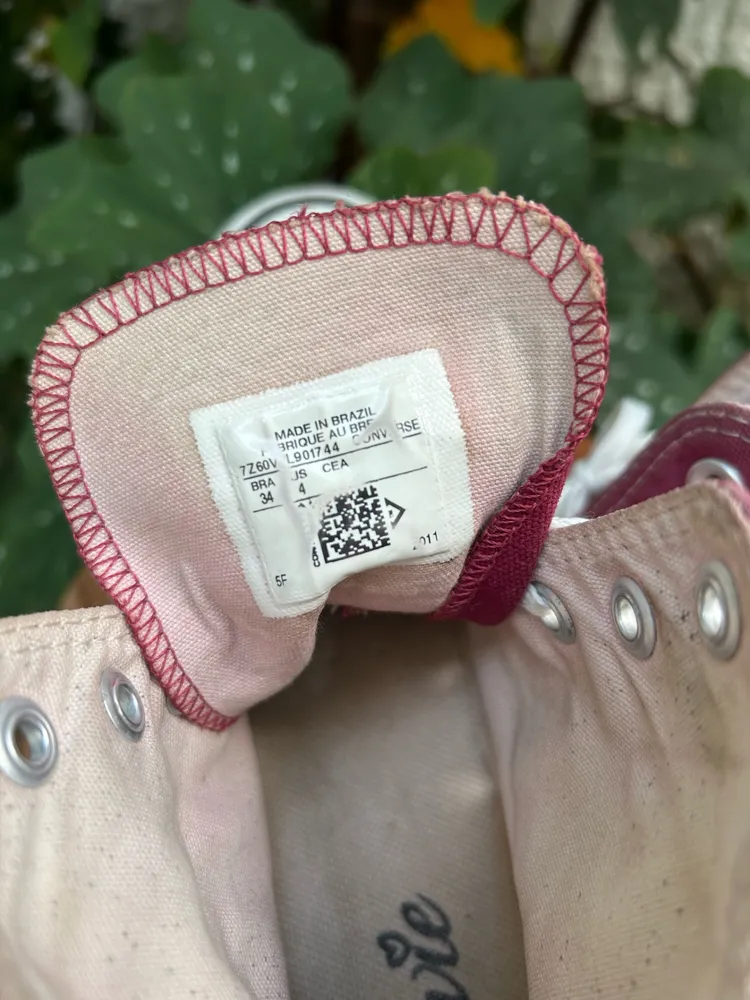 Tênis Converse All Star cano alto tamanho 34