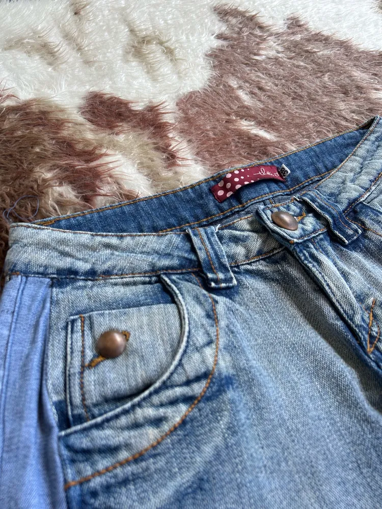 Calça Jeans Vintaga Y2K cintura baixa