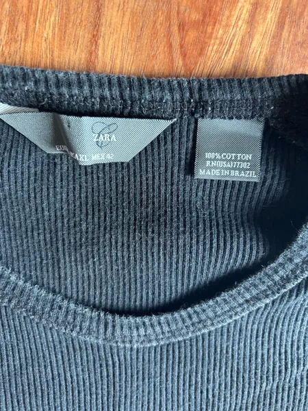 Blusa Zara Manga Longa Tam GG