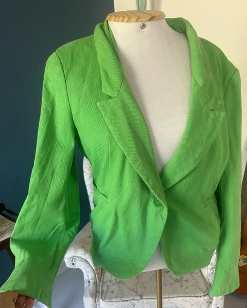 Blazer Zara Verde