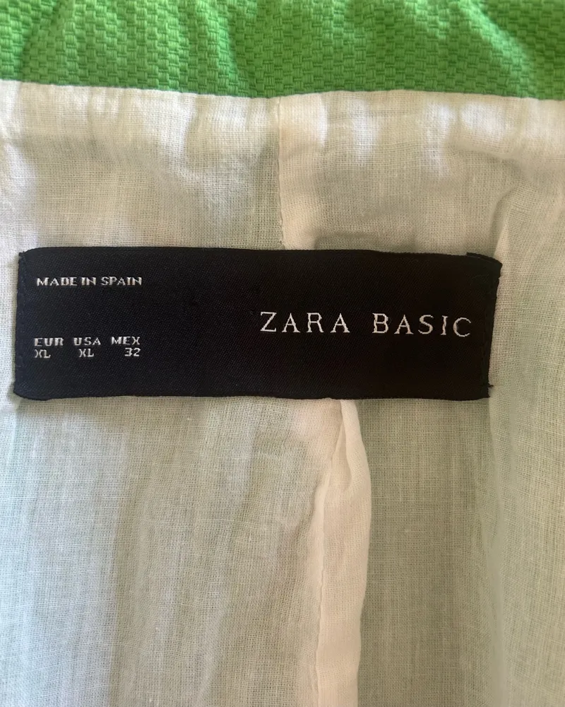 Blazer Zara Verde