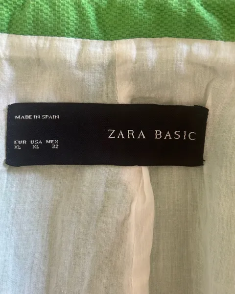 Blazer Zara Verde