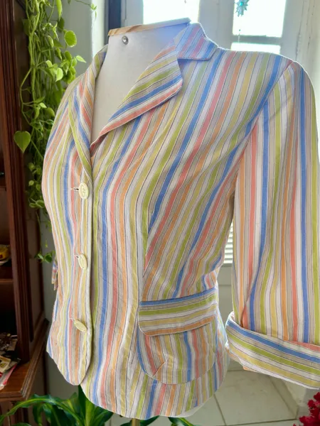 Blazer Ruban Bleu listrado
