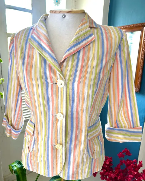 Blazer Ruban Bleu listrado