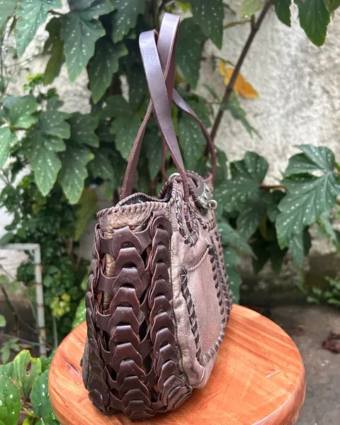 Bolsa Jamin Puech Grife Francesa Couro Legítimo (relíquia)