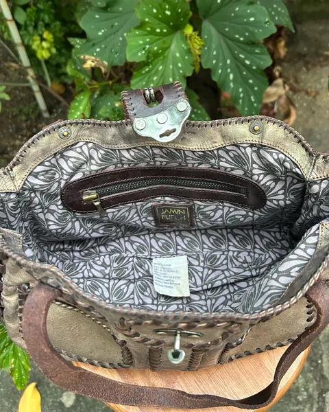 Bolsa Jamin Puech Grife Francesa Couro Legítimo (relíquia)