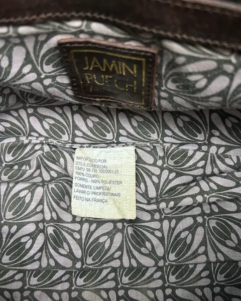 Bolsa Jamin Puech Grife Francesa Couro Legítimo (relíquia)