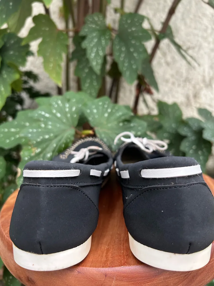 Mocassim em Couro Preto 37