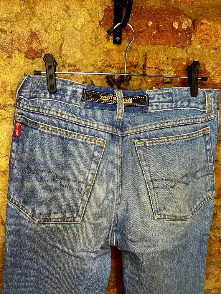 Calça Jeans Vintage White Lions  - Corte Reto