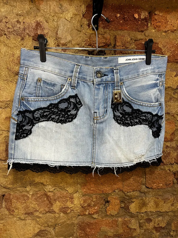 Mini Saia Jeans John John