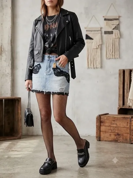 Mini Saia Jeans John John
