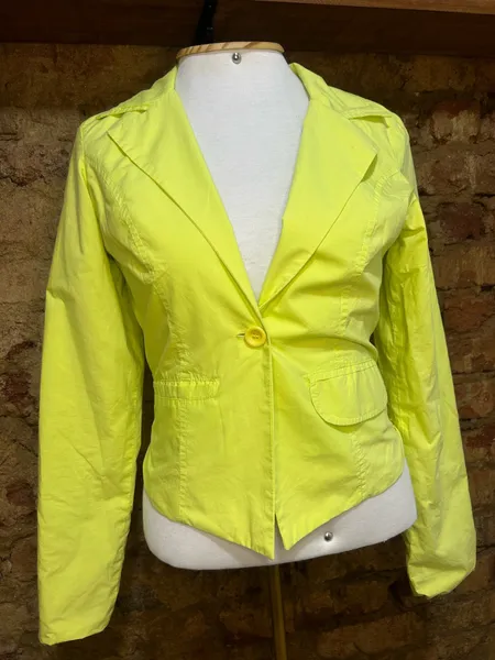 Blazer Botswana Verde Lima Alfaiataria Casual Chic