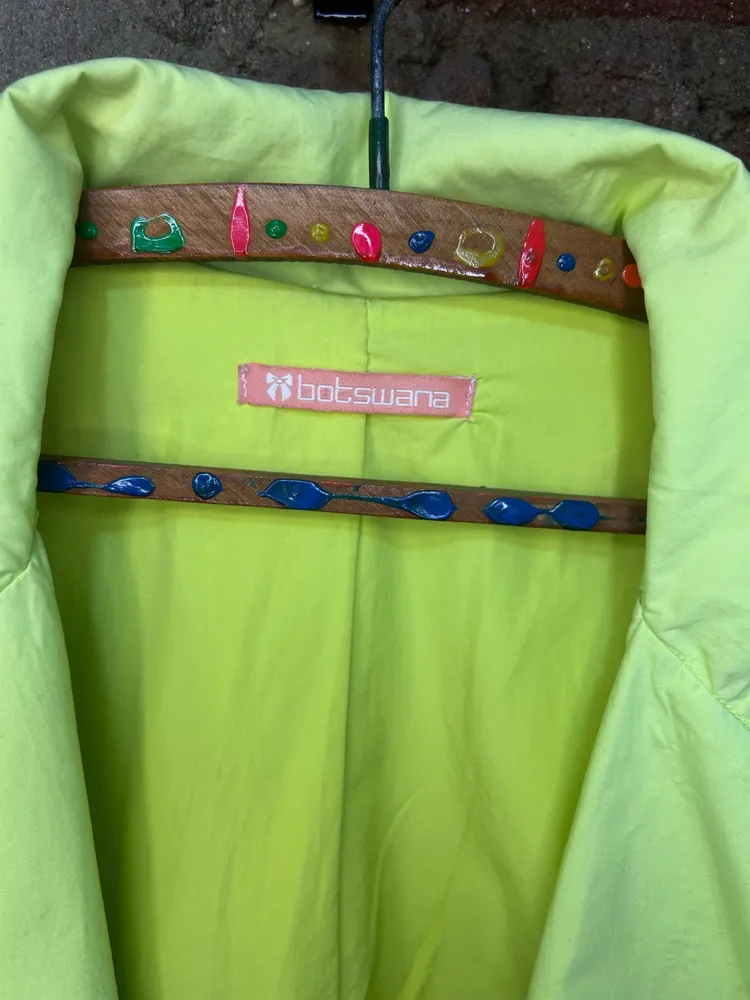 Blazer Botswana Verde Lima Alfaiataria Casual Chic