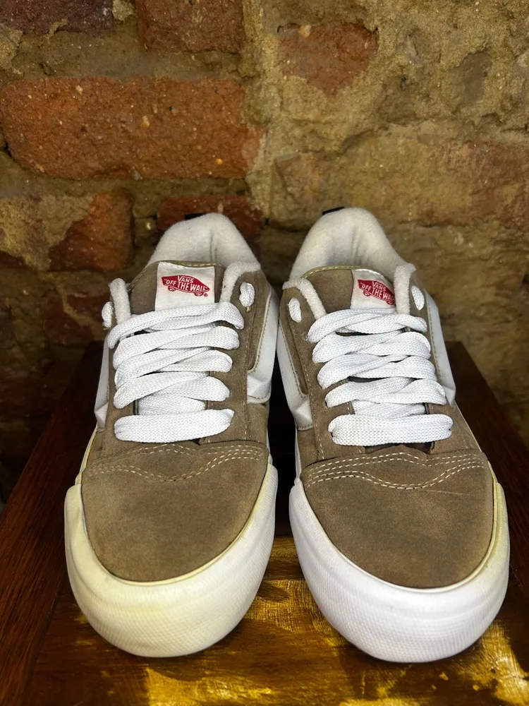 Tênis Vans Knu Skool Marrom Bege Original Tam 38