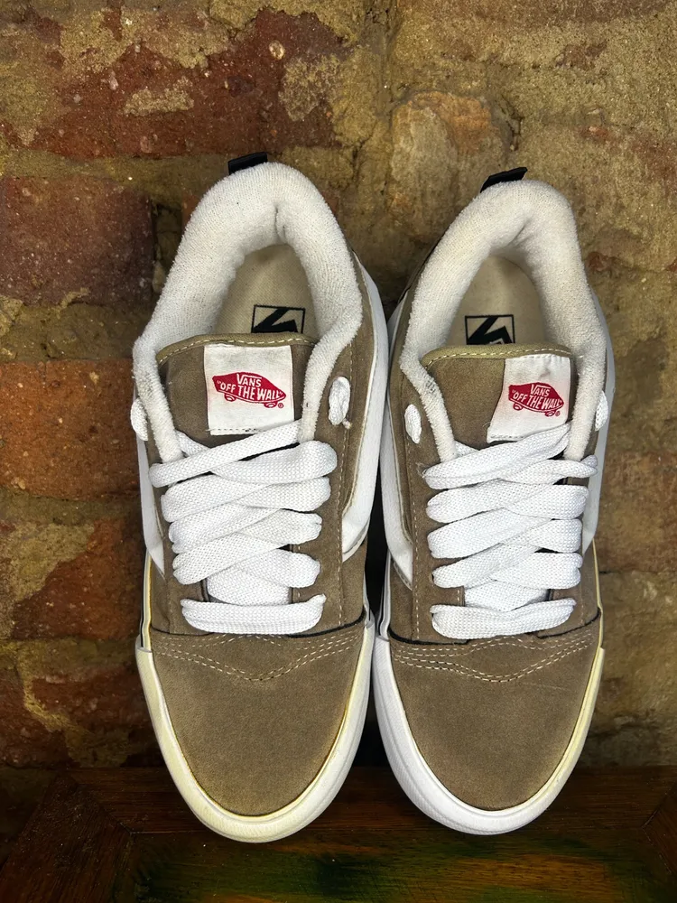 Tênis Vans Knu Skool Marrom Bege Original Tam 38