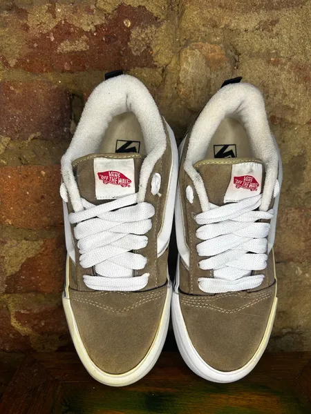 Tênis Vans Knu Skool Marrom Bege Original Tam 38