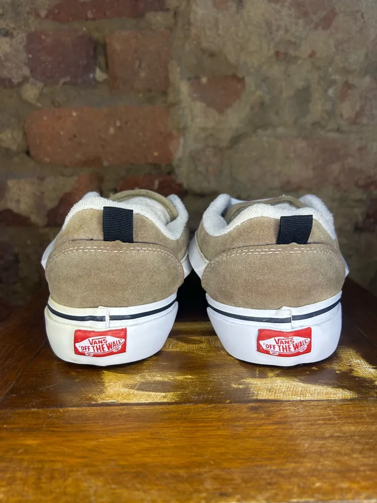 Tênis Vans Knu Skool Marrom Bege Original Tam 38